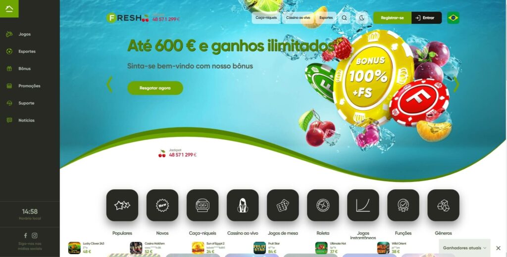 O link da betano